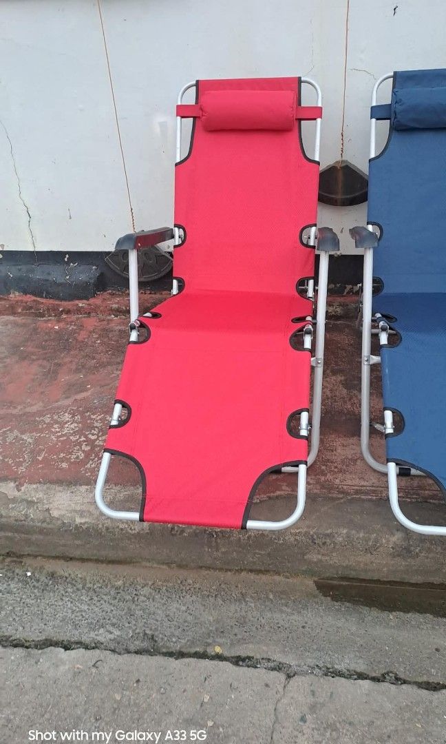 Reclining Chair/ Bed (Category: Chairs) located in Manila. Submitted by redonlineshop (Listing ID 1458701006, Image 2). Description: 3in1 RECLINING CHAIR (BED/CHAIR) ₱1100 ✔️Lightweight ✔️Heavyduty ✔️Easy to fold ✔️Space saver ✔️capacity-80to100kg BRAND NEW ONHAND and Ready to Deliver Accept Gcash payment/COD Same day delivery.
