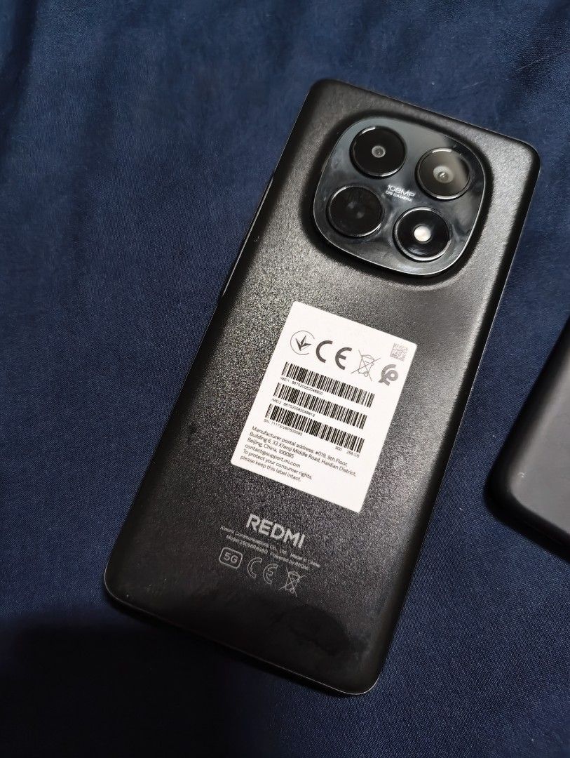 Redmi note 15 5g (Category: Xiaomi) located in Pasig City. Submitted by richtweet08 (Listing ID 1458811250, Image 1). Description: bought bnew apr2026 complete package no issue at all pasig area slightly neg.