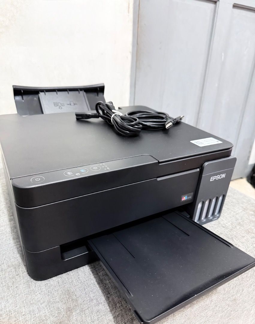 Epson EcoTank L3310 — LIKE NEW (Category: Printers, Scanners & Copiers) located in Las Pinas. Submitted by silvermoon.94702e (Listing ID 1458710696, Image 2). Description: Barely used! Less than 30 pages printed. 📌 Bought August 23, 2026 📌 Selling because we upgraded to a wireless printer 📌 Complete set ✅ Original box ✅ Original receipt ✅ Warranty documents ✅ Original Epson ink — remaining ✅ Original power cord ✅ Original USB cable ✅ No issues