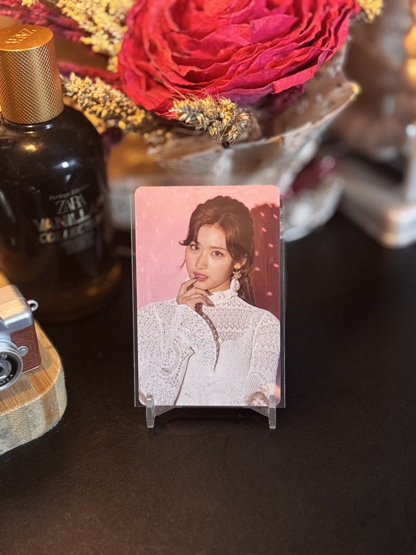 Sana SG On & Off Photocard (Category: K-Wave Merchandise) located in Manila. Submitted by roseannnnepark (Listing ID 1458730151, Image 1). Description: - Authentic TWICE Sana photocard - From the Japan SG On & Off collection - Highly collectible item for ONCE.