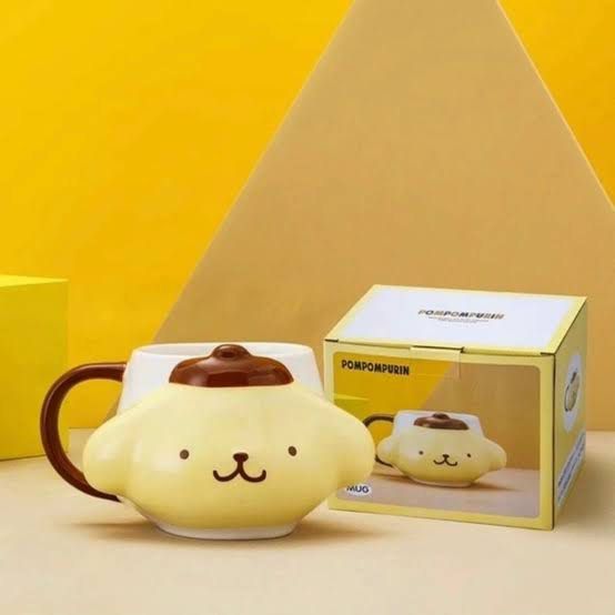 Sanrio Pompompurin 3D Ceramic Mug (Category: Cookware & Accessories) located in Cainta. Submitted by shopbyyna (Listing ID 1458778907, Image 3). Description: 3 sets available .