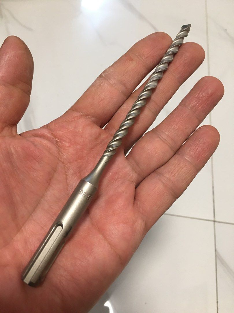 SDS Plus 6.0 Masonry Drill Bit (Category: Construction Tools & Equipment) located in Pasay City. Submitted by gilbertso62551 (Listing ID 1458836229, Image 1). Description: - SDS Plus Masonry Drill Bit - Ideal for: Concrete and Brick - Condition: Sharp tip, ready for immediate use - As is,where is - Made in Japan.