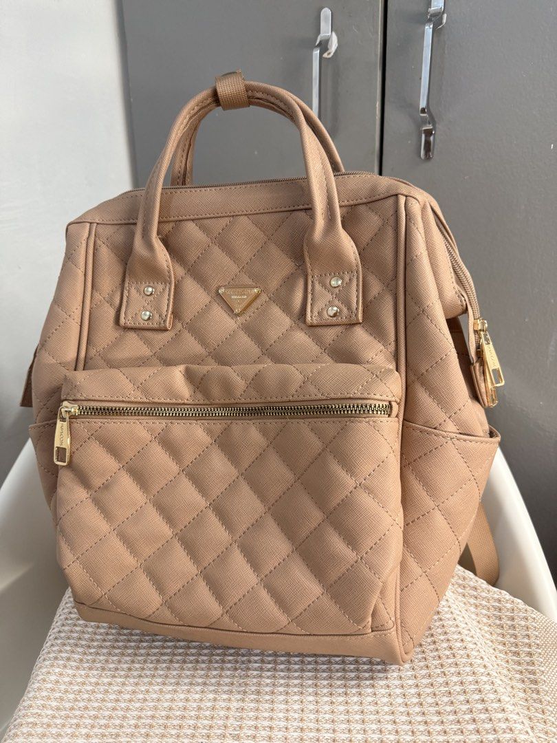 Secosana Backpack ( Old rose) (Category: Backpacks) located in Dasmarinas. Submitted by _sissycollections (Listing ID 1458865560, Image 1). Description: Condition: 9/10 With packet at the back of the bag Ither details can explain via pm .