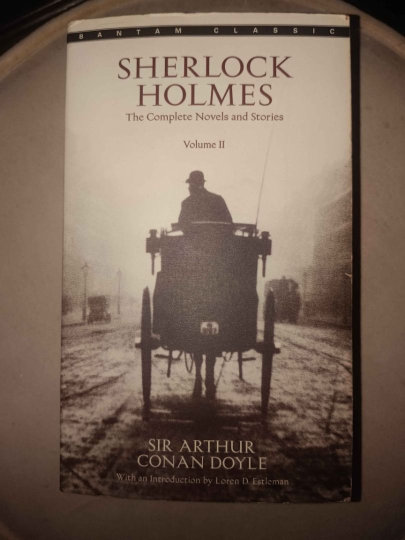 Sherlock Holmes Novels | Volume 1 & 2 (Category: Storybooks) located in Caloocan City. Submitted by shizuka4926 (Listing ID 1458703314, Image 3). Description: Sherlock Holmes Novels - Volume 1 & 2 RFS: Decluttering Condition: Never used but not in brand new condition Issues: - Small fold on Volume 1 cover - Slightly yellowing pages.