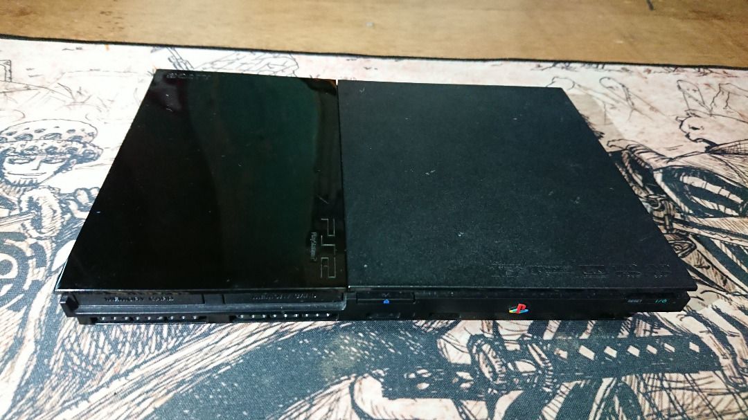 Sony PlayStation 2 Slim (Category: PlayStation) located in La Trinidad. Submitted by raffy_8810 (Listing ID 1458803020, Image 2). Description: PlayStation 2 Slim Model No.: SCPH-90004 Region: PAL-Europe Accessories: * PS2 AV cable * Power cord (uses a Europlug type; needs an adapter) * Network cable * 1 - DualShock 2 Controller with vibration * 1 - 8MB Magic Gate Memory card Include: * 1 - Burned backup copy game disc (DVD-R, Midnight Club II) Mo