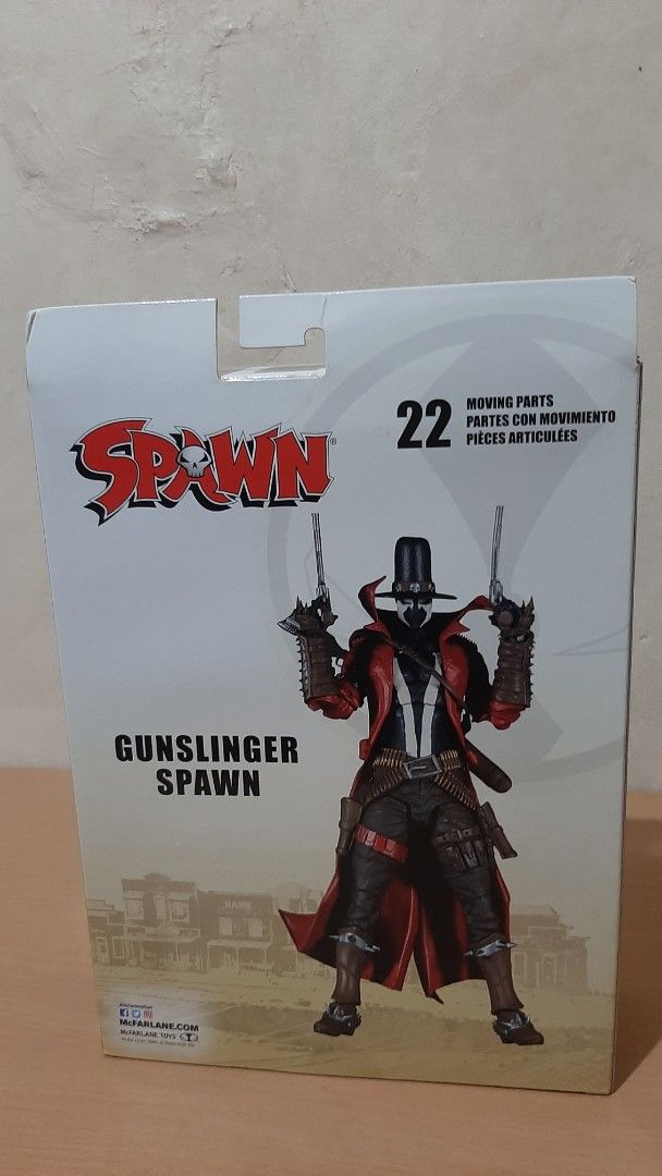 MCFARLENE TOYS GUNSLINGER SPAWN (Category: Figurines & Statues) located in Mandaluyong City. Submitted by cyberbotots (Listing ID 1458783300, Image 3). Description: READING IS ESSENTIAL. Make sure that you read and understand the description and condition before you offer and buy. - NO LOWBALLERS. - Item is still MISB/Sealed. - Please take note that imperfection on sealed items are beyond our control. - No reservation. Whoever pay first gets the 