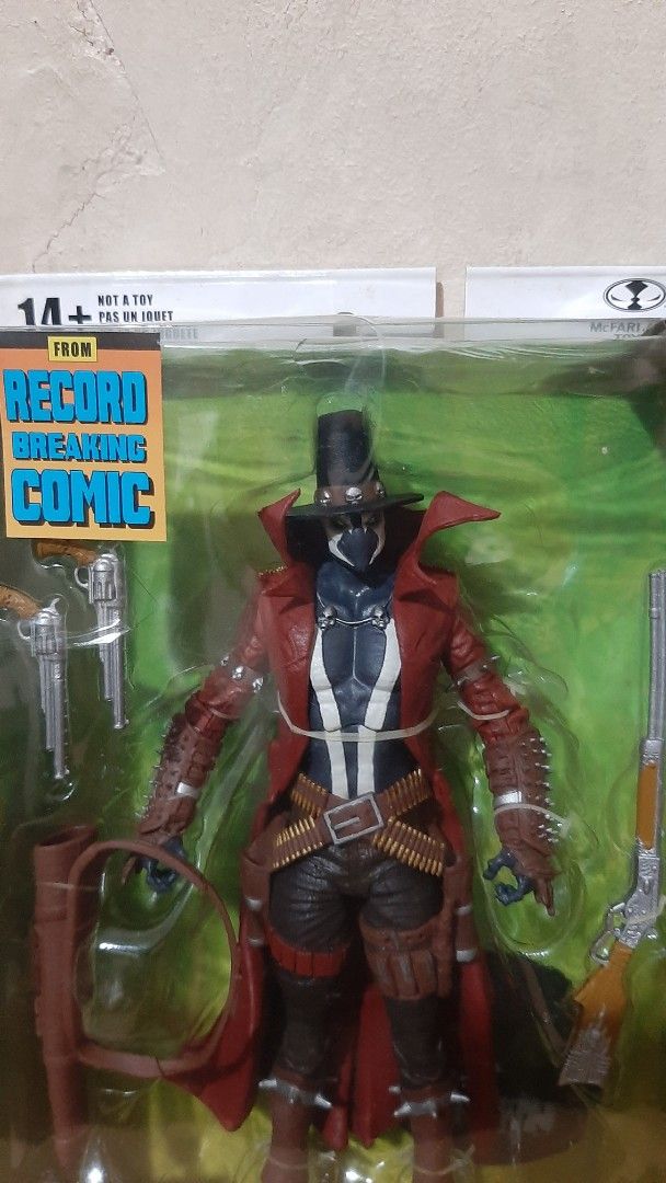 MCFARLENE TOYS GUNSLINGER SPAWN (Category: Figurines & Statues) located in Mandaluyong City. Submitted by cyberbotots (Listing ID 1458783300, Image 2). Description: READING IS ESSENTIAL. Make sure that you read and understand the description and condition before you offer and buy. - NO LOWBALLERS. - Item is still MISB/Sealed. - Please take note that imperfection on sealed items are beyond our control. - No reservation. Whoever pay first gets the 