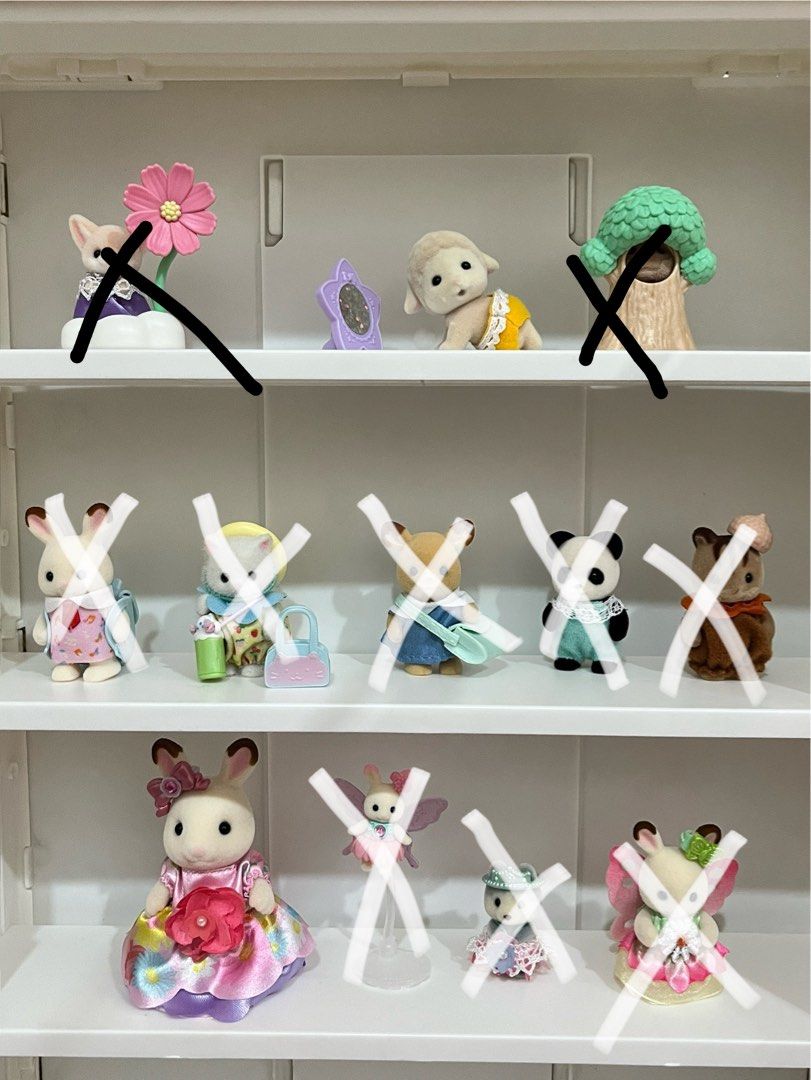 Sylvanian families toddlers rabbit persian deer fennec squirrel husky (Category: Figurines & Statues) located in Cainta. Submitted by melosylv (Listing ID 1373901465, Image 1). Description: fs lfb wts 📍cainta / taft fennec - ₱300 sheep - ₱300 otter - ₱300 choco rab baby - ₱380 persian - ₱450 deer - ₱380 ❌panda - ₱250 squirrel - ₱300 choco rab - ₱450 ❌husky - ₱350 Take all 3k.