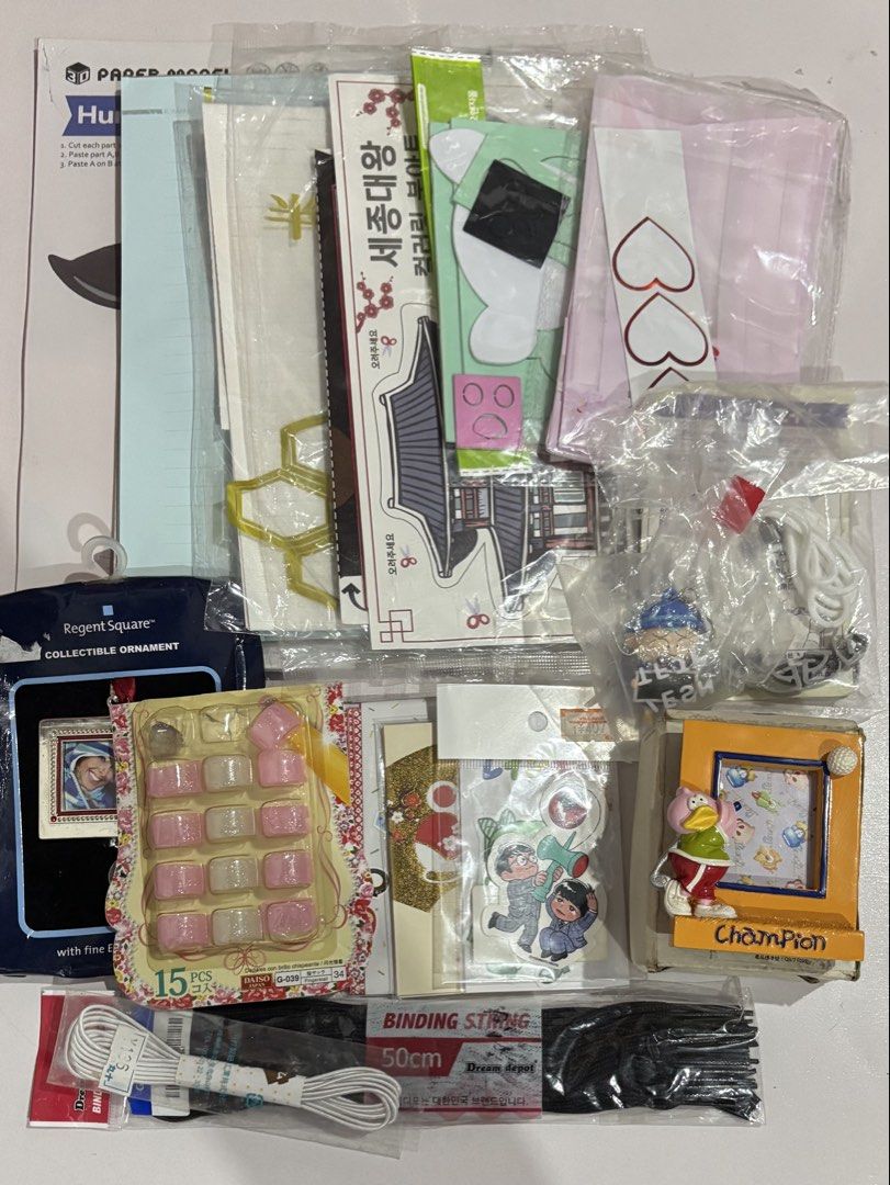[TAKE ALL] Mini Frame + Keychain + Stickers + Mini Envelopes + Arts & Craft Items (Category: Craft Supplies & Tools) located in Cavite. Submitted by nanangonlineshop (Listing ID 1458842907, Image 1). Description: 📌 Mini Frame + Keychain + Stickers + Mini Envelopes + Arts & Craft Items 🏷️ P100 (take all) ⚠️ POLICY: ❌ NO COD ✅ AS IS, WHERE IS ✅ FIRST PAY BASIS ✅ MINE NOW, PAY NOW ✅ 3-DAYS HOLD ONLY. UNPAID RESERVATIONS ARE VOIDED. 📍 Location: Ca
