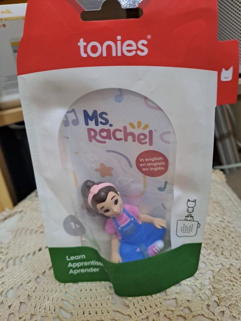 Tonies Ms. Rachel Learn & Apprendre Figure (Category: Designer & Blind Box Toys) located in Rizal. Submitted by magss.here (Listing ID 1458735055, Image 2). Description: - Ms. Rachel figure for your Toniebox - Teaches English - Suitable for ages 1 and up - Compatible with all Tonieboxes - A fun and educational toy for your little one.