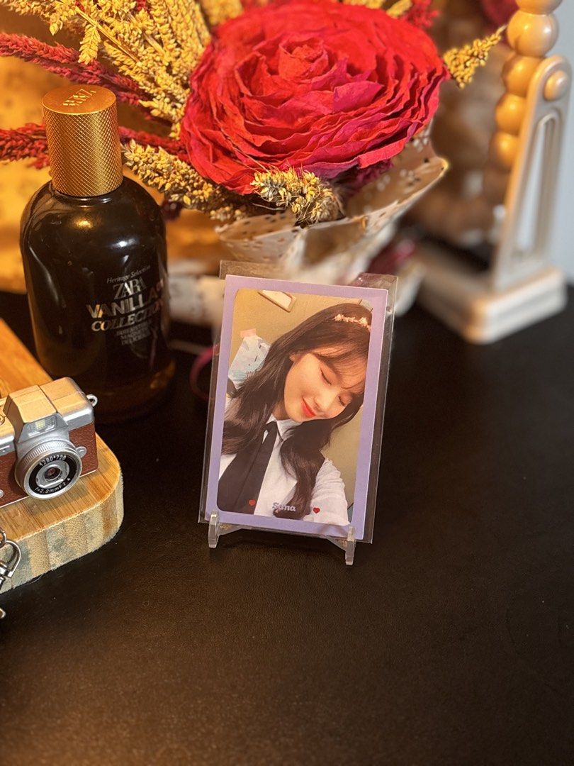 Twice Sana - Album Photocards (Category: K-Wave Merchandise) located in Manila. Submitted by roseannnnepark (Listing ID 1458730649, Image 1). Description: - Official Twice Sana Album Photocards - 200 pesos each photocard - Message for more pictures .