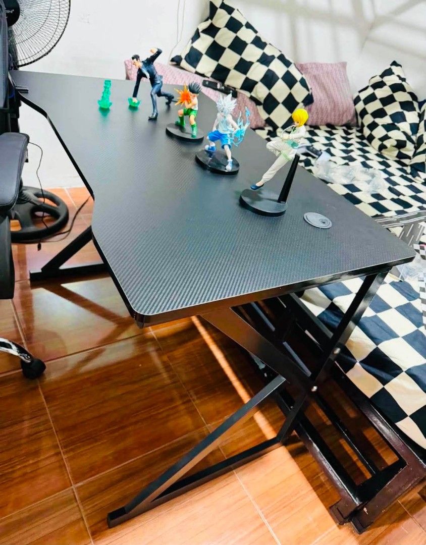 Updated Available Onhand‼️💯 💥GAMING TABLE💥 Carbon Solid Top (Category: Tables & Sets) located in Manila. Submitted by joydolor (Listing ID 1458816127, Image 2). Description: Updated Available Onhand‼️💯 💥GAMING TABLE💥 Carbon Solid Top - Sizes: (LxWxH) ▫️140x60x75cm - 3,400 🏷️ ▫️120x60x75cm - 3,150🏷️ ▫️100x60x75cm - 2,950🏷️.