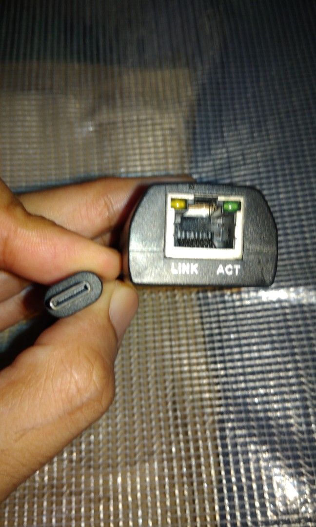 USB 3.0 Gigabit LAN Adapter with USB-C Connector (Category: Cables & Adaptors) located in Makati City. Submitted by julz2026 (Listing ID 1458698112, Image 1). Description: -Price is negotiable - Connect to wired internet via USB-C - Supports Gigabit LAN speeds for fast, stable connections - Ideal for laptops and tablets with USB-C ports - Plug and play setup, no drivers required for most systems.