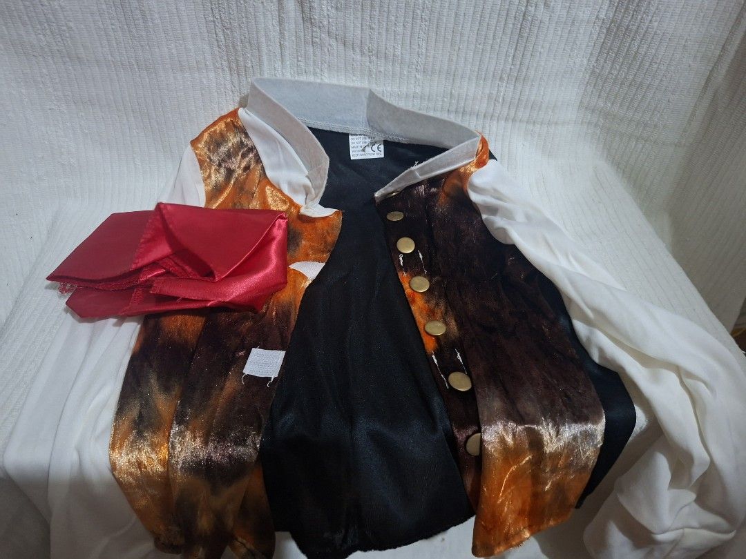 Vampire Children's Costume (Category: Looking For) located in Consolacion. Submitted by luxekerei (Listing ID 1458808951, Image 2). Description: - children's vampire costume package that includes a cape, shirt, and scarf. - used only once last year during company's trick or treat.