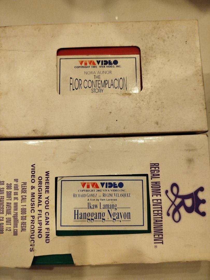 Vhs tagalog movie vintage (Category: Vintage Collectibles) located in Quezon City. Submitted by toys_r_here (Listing ID 1458808635, Image 1). Description: 450 each states galing GOOD FOR GIFT AND COLLECTION as is po Good condition First to pay gets the item pa check nalng sa pic yun condition pm me for questions ship pwede lalamove or jnt qc and marikina area.