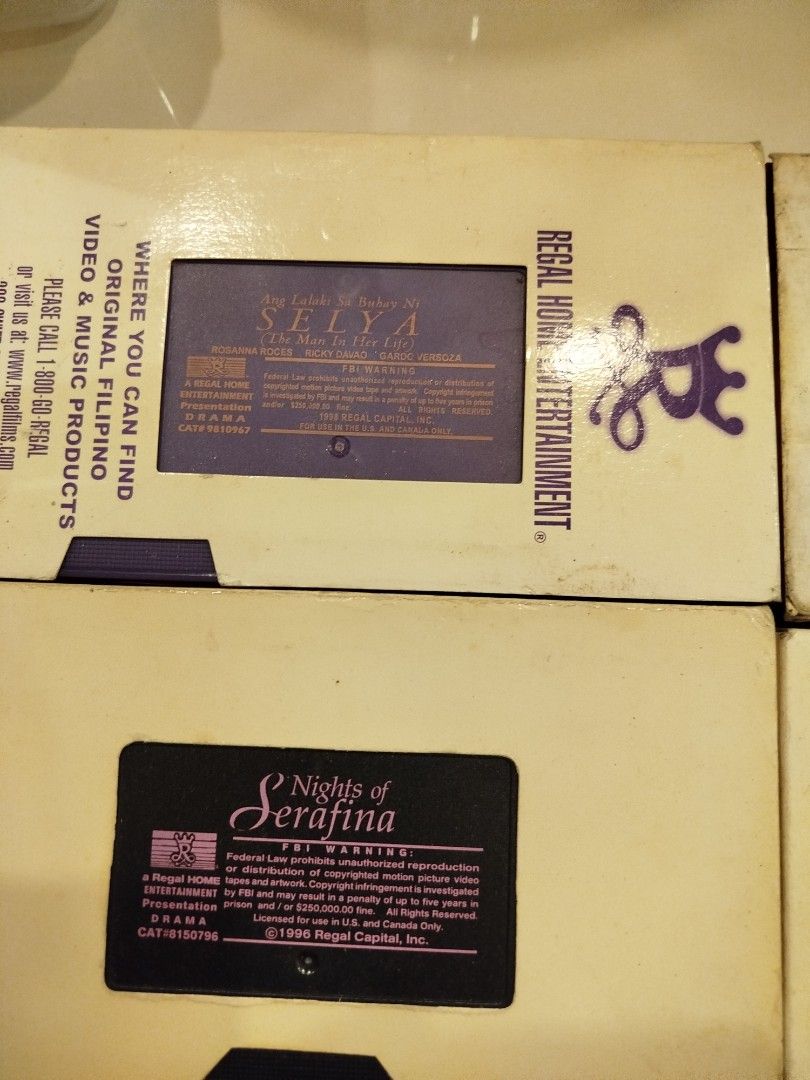 Vhs tagalog movie vintage (Category: Vintage Collectibles) located in Quezon City. Submitted by toys_r_here (Listing ID 1458808635, Image 2). Description: 450 each states galing GOOD FOR GIFT AND COLLECTION as is po Good condition First to pay gets the item pa check nalng sa pic yun condition pm me for questions ship pwede lalamove or jnt qc and marikina area.