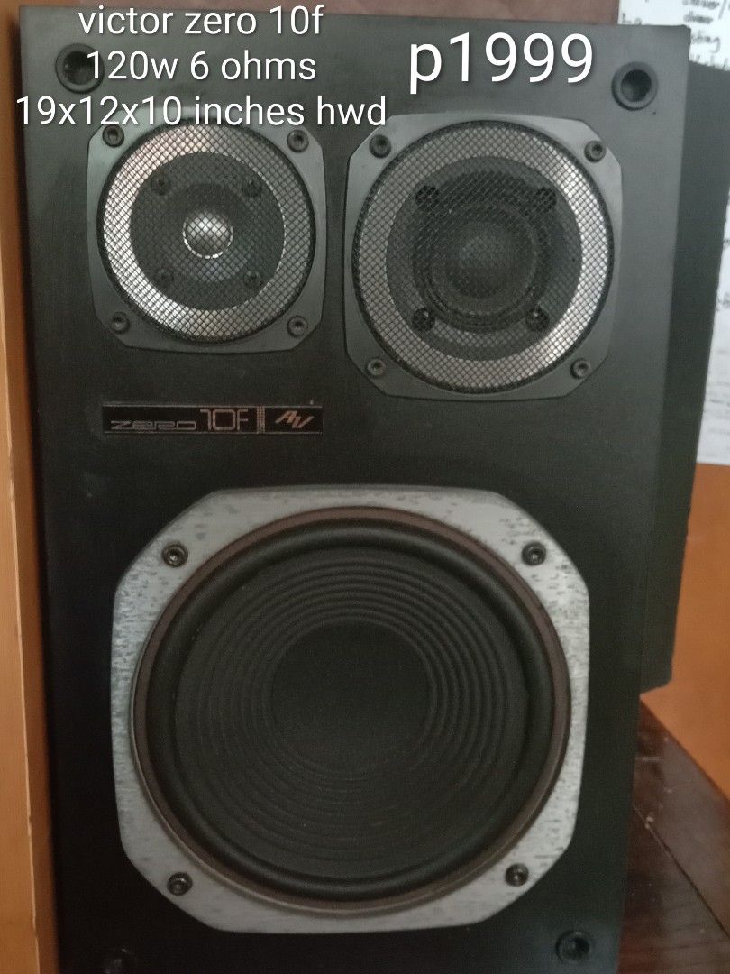 Victor assorted speakers (Category: Other Audio Equipment) located in Manila. Submitted by redvincent01640 (Listing ID 1458703176, Image 2). Description: Marilao Bulacan.
