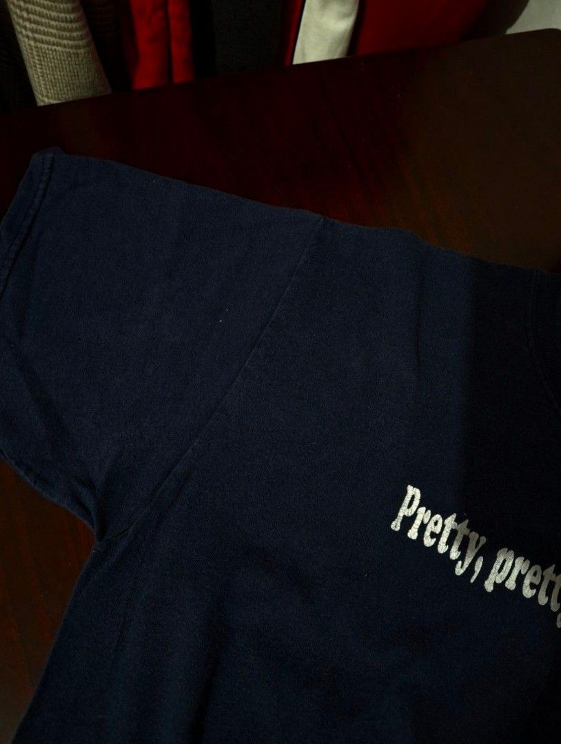 Vintage 2000s Statement Tee (Category: Tshirts & Polo Shirts ) located in Munoz. Submitted by aj_findss (Listing ID 1458864665, Image 2). Description: Good Condition Color Rate 9 out of 10 Guaranteed Authentic/OG 💯 Size Large Measurements - (inches) - Width 22.5 - Length 28 Shipping via J&T / LBC Shipping fee not included Mode of payment 💳 - Gcash Message me for inquiries📲.