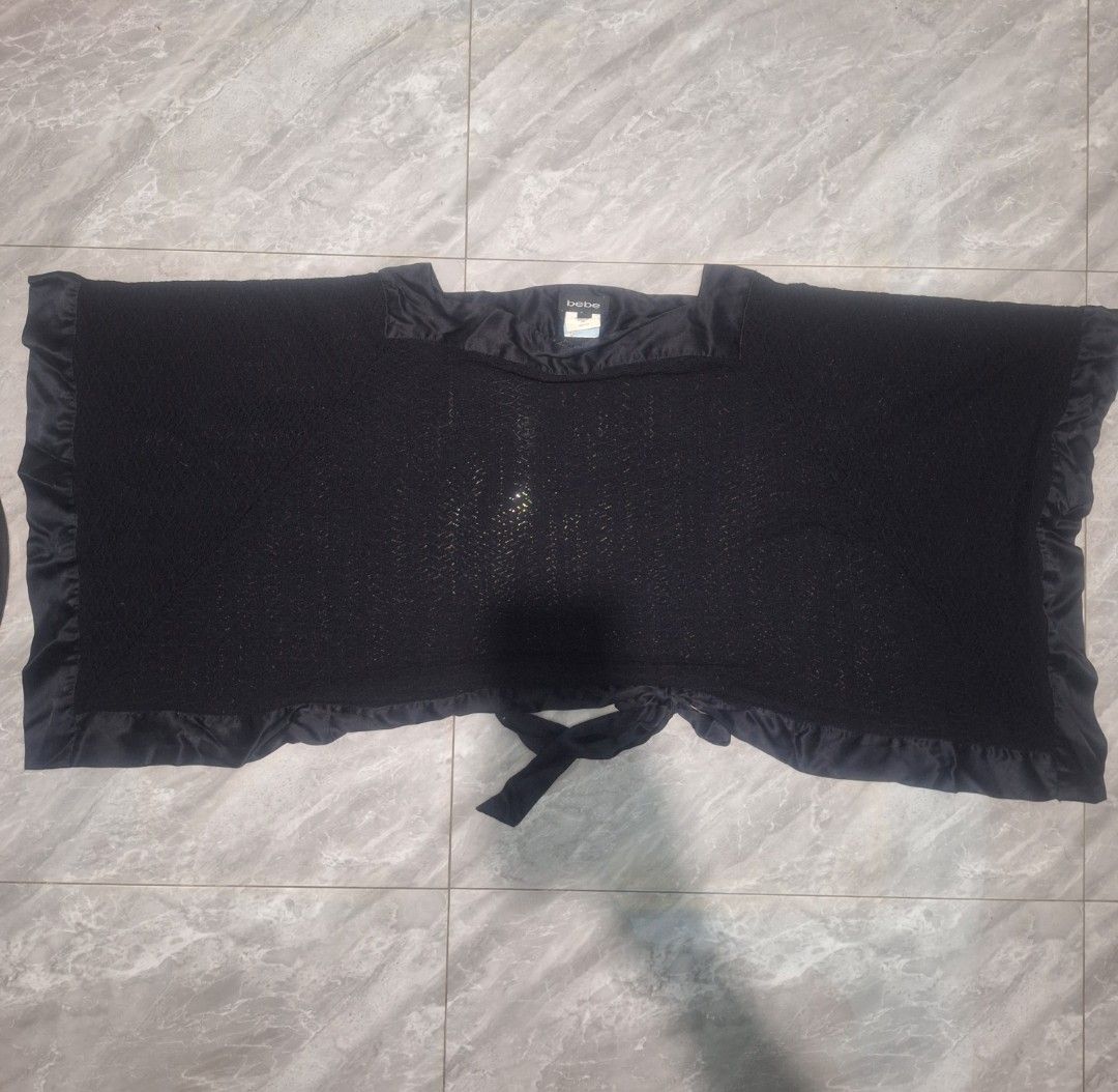 Y2k/Vintage Bebe Poncho - Batwing Tops (Category: Others Tops) located in Palayan City. Submitted by erae_lf (Listing ID 1458857381, Image 2). Description: Vintage BeBe Poncho/Batwing Tops Like New No issue Size: Medium Dm me if interested! Location: Palayan City Nueva Ecija.