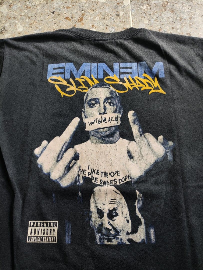 Vintage Eminem Boot (Category: Tshirts & Polo Shirts ) located in Aroroy. Submitted by dyce_deals (Listing ID 1458721183, Image 3). Description: Gallery Dept 21x27.5 2-2-2 Issue/s: Fadings White stains Crackprints.