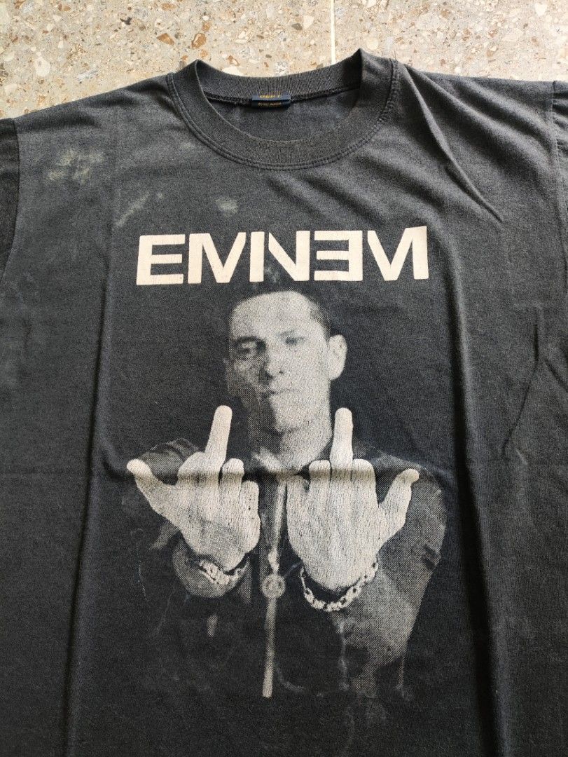 Vintage Eminem Boot (Category: Tshirts & Polo Shirts ) located in Aroroy. Submitted by dyce_deals (Listing ID 1458721183, Image 2). Description: Gallery Dept 21x27.5 2-2-2 Issue/s: Fadings White stains Crackprints.