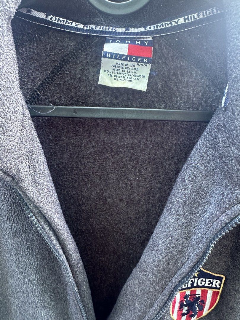 Vintage Tommy Hilfiger Fleece Jacket (Category: Coats, Jackets and Outerwear) located in Manila. Submitted by got_loots (Listing ID 1458817704, Image 3). Description: WTS❗️❗️❗️ Vintage Tommy Hilfiger Fleece Jacket In Good Condition Dimes: 21x27 ₱900 Only .