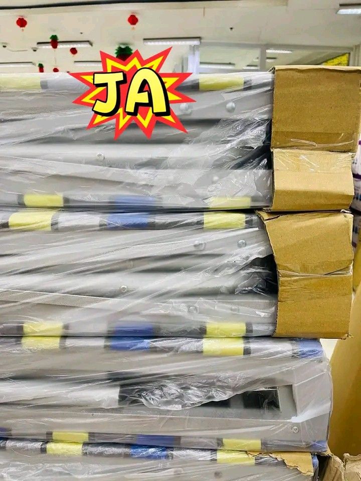 White Metal Folding Bed with Mattress (Category: Bed Frames & Mattresses) located in Manila. Submitted by berdenmarl01688 (Listing ID 1458876134, Image 2). Description: - White metal folding bed - Includes comfortable striped mattress - Folds up for easy storage - Ideal for guests or maximizing small spaces - Sturdy and reliable frame.
