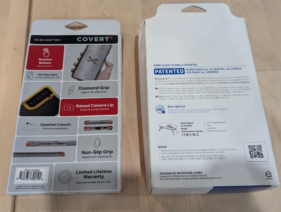 Whitestone Dome Glass and Ghostek Covert Case for Pixel 6 pro (Category: Cases & Sleeves) located in Paranaque City. Submitted by ludwingene12209 (Listing ID 1458711807, Image 2). Description: - Sealed box of Whitestone Dome Glass for Pixel 6 pro - Box with creases due to amazon delivery - Unused Ghostek Covert black case for Pixel 6 pro - both bought from Amazon in 2023 - Unused due to change of plan in buying a pixel 6 pro (went with pixel 7) -
