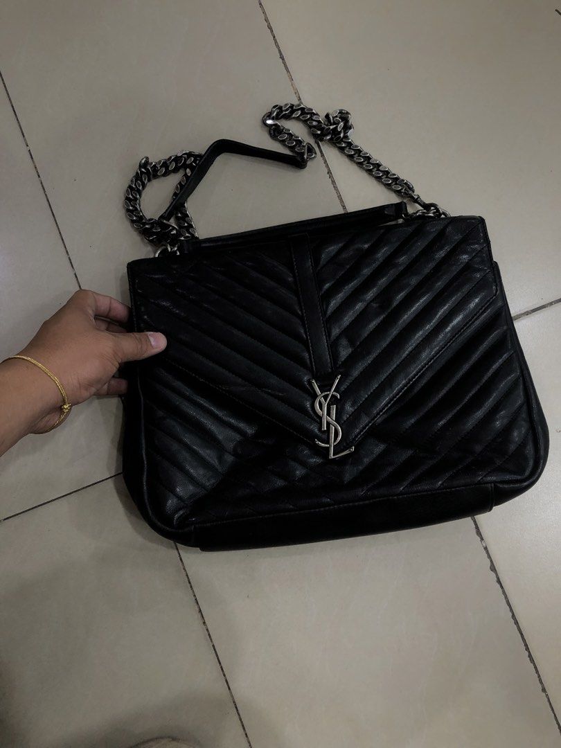 YSL SLINGBAG (Category: Luxury Bags & Wallets) located in Manila. Submitted by beyondessence (Listing ID 1458719864, Image 2). Description: YSL SLINGBAG EXCELLENT CONDITION MINOR DENTS SIGN OF USAGE RANK A/B J&T EXPRESS.