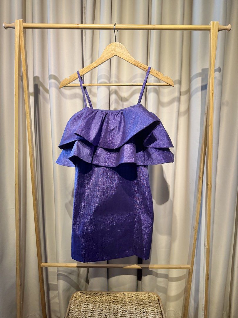 Zara purple dress (Category: Dresses) located in Makati City. Submitted by uniquefindings (Listing ID 1458825817, Image 3). Description: .