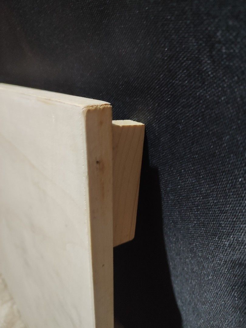 18x24 wooden drafting board with handle (Category: Craft Supplies & Tools) located in Manila. Submitted by ebifuurai (Listing ID 1453658298, Image 2). Description: - 18x24 wooden drafting board bought from Joli's - has a handle and legs (not adjustable) - may slight yellow stain on the bottom left of the board (as seen in the pic, it was already there when i bought it from joli's) . ݁₊ ⊹ . ݁˖ . ݁༉‧₊˚. MOP: GCash MOD: Preferably Lalamove/Grab . ݁₊