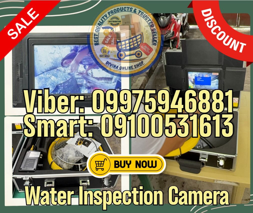 360 Degree 7 Inches Display Water Pipe Inspection Camera (Category: Community) located in Davao. Submitted by mightydragon_869e63 (Listing ID 1453713762, Image 1). Description: 🌏 We Can Deliver Nationwide 👉 AP Cargo, LBC & Lalamove (🛳️ Sea /✈️ Air Freight) Price: 38,280 🔥Water Pipe Inspection Camera 360 Degree ✅ 💯 Guaranteed Seller ✅ High Quality Products ✅ 💯 Legit Distributor ✅ Complete Documents ✅ Free Shipping and Handling ✅ 1 Year Warra