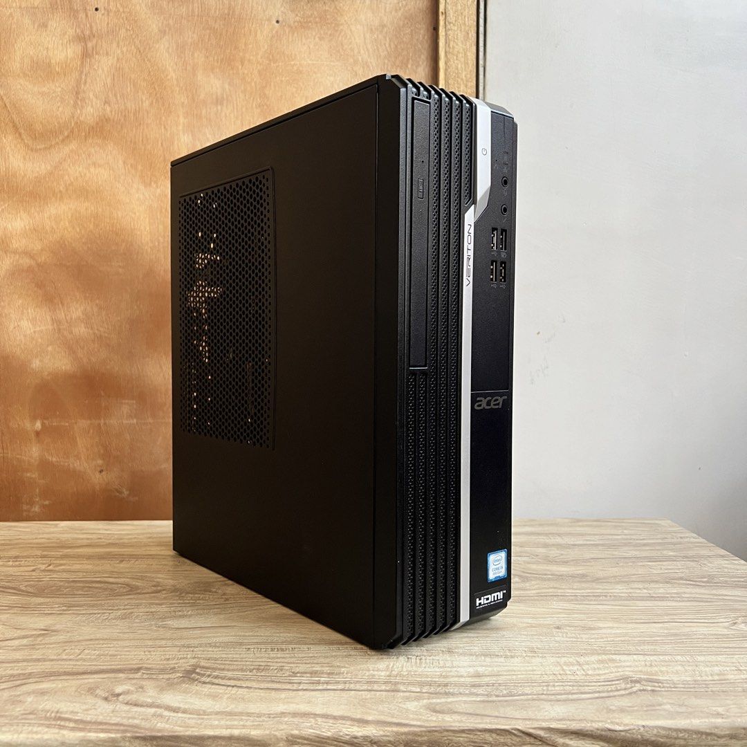 ACER VERITON SFF INTEL CORE I5 9TH GEN SYSTEM UNIT (Category: Desktops) located in Quezon City. Submitted by markdonayre (Listing ID 1453733314, Image 2). Description: FOR SALE ACER VERITON SYSTEM UNIT Makinis at malinis din yung loob Ready To Use napo No issue Unli test upon pickup or test via video call before shipping Quick Specs: -Intel Core i5 9400 Processor -Intel UHD 630 Graphics -8GB DDR4 3200mhz RAM (UPGRADABLE) -256GB NVME M.2 SSD (UPGR