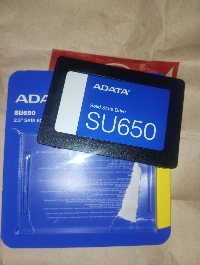 ADATA SU650 256GB SATA SSD (Category: Computer Parts) located in Manila. Submitted by dareeel_1 (Listing ID 1453780519, Image 1). Description: • 256GB Capacity • SATA III (2.5") ✅97% Health (see CrystalDiskInfo screenshot) ✅ No SMART errors ✅No bad sectors ✅Working perfectly • Ideal for Windows boot drive or game storage Reason for selling: Need funds for another upgrade Meet-up or shipping available. Price: ₱2,400 .