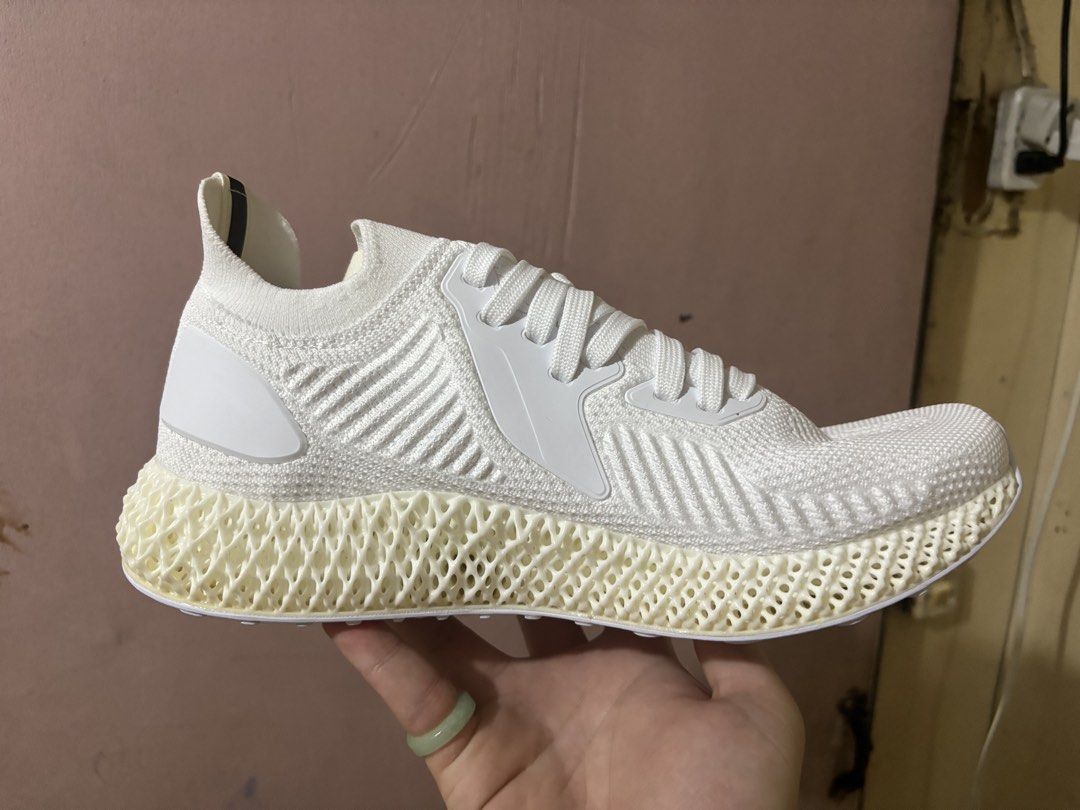 Adidas Alphaedge 4D Running Shoes EF3455 White (Category: Sneakers) located in Cebu City. Submitted by euseffyap77745 (Listing ID 1453773833, Image 1). Description: Adidas Alphaedge 4D - White - Brought from the states, original box was disposed to make space in luggage - Never worn, not even fitted - Slightly negotiable - US 8 1/2.
