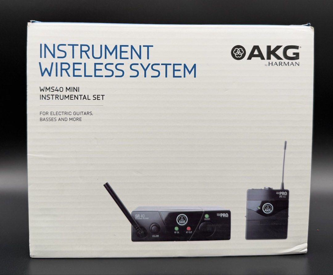 AKG WMS40 Mini Single Instrument (Category: Microphones) located in Santiago. Submitted by smokypineapple (Listing ID 1453780432, Image 1). Description: Opened only for inspection.