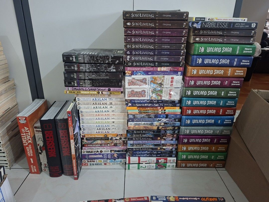Assorted manga and manhwa (Category: Comics & Manga) located in Manila. Submitted by siegfreid65927 (Listing ID 1453753531, Image 2). Description: price of books range from 150 to 2000 mod lbc jnt lalamove pickup mop gcash bank transfer sf c/o buyer will not entertain lowball offers. willing to trade for other manga.