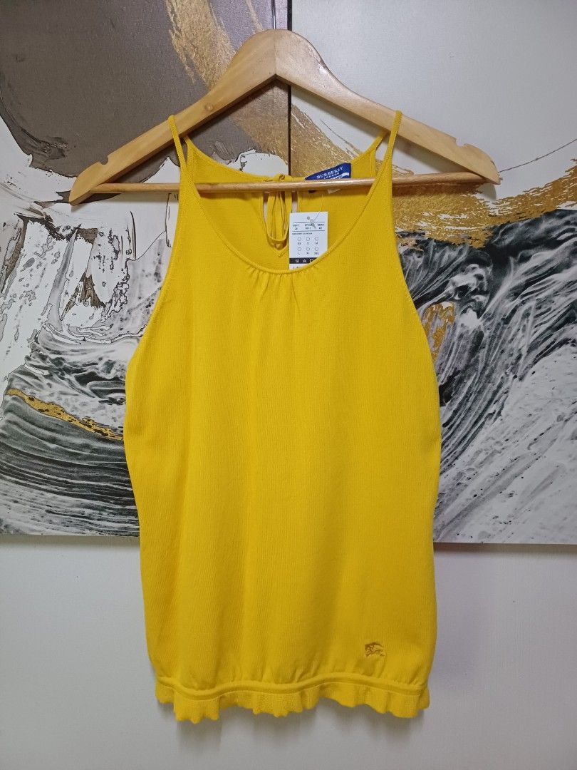 AUTHENTIC BURBERRY EMBROIDED LOGO TOP,Original Price Php 21,000 (Category: Luxury Apparel) located in Arayat. Submitted by angels_closet247 (Listing ID 1453754561, Image 3). Description: Actual size using inches Armpit to Armpit/16 Lenght/25 fittings is Medium Excellent Condition Issue:0 Message if you have any other question about sizing. A We do shipping nation wide I'm also open for video call so that you can see the item you 're interested to