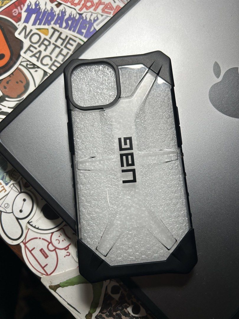 Authentic UAG iPhone 14 case (Category: Cases & Sleeves) located in Quezon City. Submitted by flacko.mnl (Listing ID 1453733271, Image 1). Description: Transparent Barely used; prefer another case Gogoexpress ₱85 within mnl.