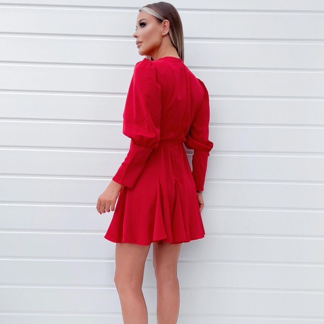 AX Red Large Skater Mini Dress (Category: Dresses) located in Baguio. Submitted by hersheys3984 (Listing ID 1453679825, Image 2). Description: new AX red mini skater dress large size / polyester material 500(firm) + sf / df no cod, no checkout no reservation, first to pay po tayo Location : San Isidro Cainta Rizal For pick up nlng if malapit lng kayo Kayo bahala magbook Mop : gcash only Courier : j&t express only Shipping fee / delivery fee will 