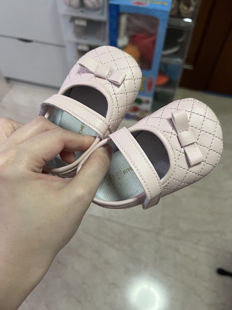 Baby girl shoes bundle (Category: Babies & Kids Fashion) located in San Juan City. Submitted by smjose (Listing ID 1453665947, Image 2). Description: No issues other than that they are in used condition P350 for all 3.