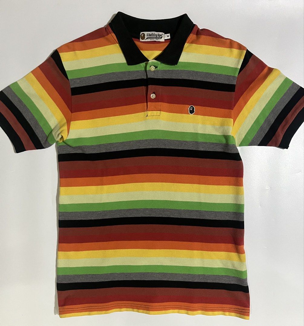 Bape Multi Color Polo Shirt (Category: Tshirts & Polo Shirts ) located in Manila. Submitted by user2738201742 (Listing ID 1453781729, Image 1). Description: Bape Multi Color Polo Shirt see all photos 100% authentic moneyback if proven gake.