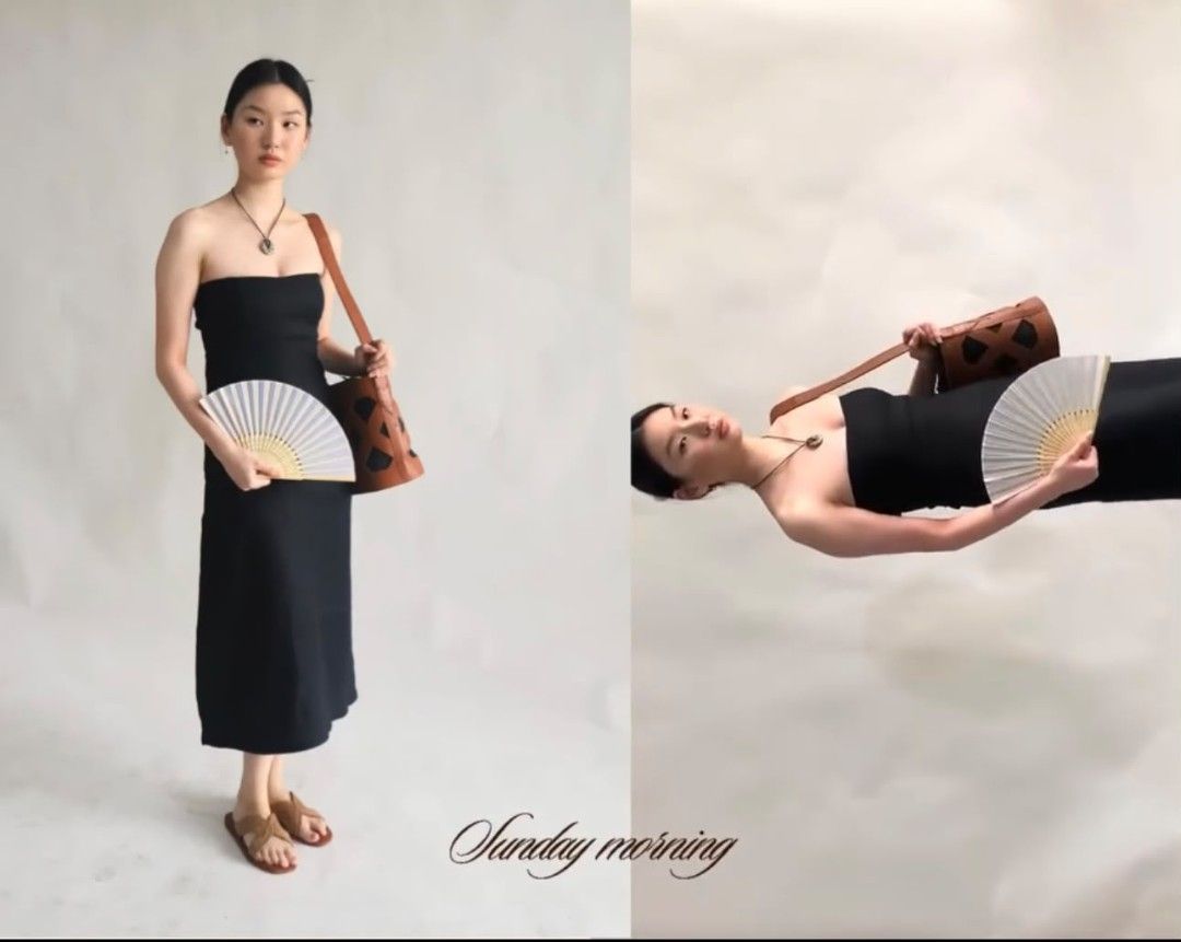 Beyond Collective Evie Maxi Linen Dress (Category: Dresses) located in Manila. Submitted by manilaa (Listing ID 1453732019, Image 2). Description: RFS: Not gonna use SRP Beyond Collective: Approximately 1,700 Size: Can fit S-M frame.