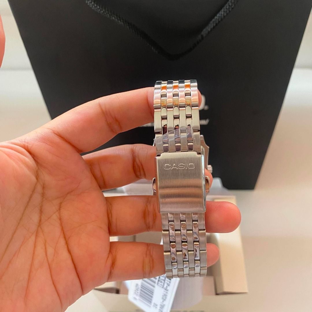 Brandnew CASI0 MTP-B190D-7BVDF (Category: Women's Watches) located in Quezon City. Submitted by mjmassortedfinds (Listing ID 1453648790, Image 3). Description: CASI0 MTP-B190D-7BVDF ✅ 4 3 5 O each +sf ✅ Size: 41mm Men ✅ Paperbag Add 5 O ✅ Orig and brandnew ✅ With 1yr Casio store Warranty 📸 Actual Pictures Posted 📲 PM for orders and inquiries 📌Pinas Onhand & Ready to Ship 📌We can Ship Nationwide (+SF) 📌No Return, No Exchange 📌If in DOUBT, pl