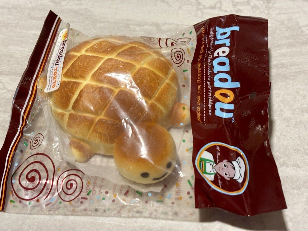 Breadou Turtle Bread (Category: Plushies & Soft Toys) located in Singapore. Submitted by lazyshiro999 (Listing ID 1453743087, Image 1). Description: Brand new, comes in original packaging. Postage via SingPost with tracking. Self-collection available at Blk 319, Hougang Ave 5 (S530319) PM if interested!.