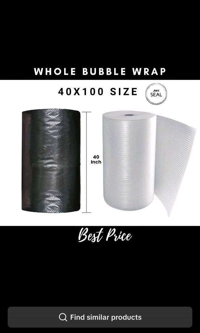 BUBBLE WRAP 40X100 (Category: Craft Supplies & Tools) located in Bulacan. Submitted by bbylove24 (Listing ID 1453623715, Image 1). Description: .