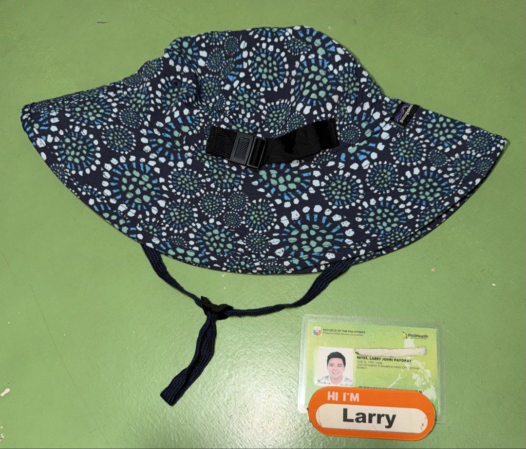 Bucket Hat (Category: Activewear) located in Pasig City. Submitted by reyeslarry11740 (Listing ID 1453692139, Image 3). Description: For Sale Patagonia Bucket Hat Size Small fit S-M Adult Good as new No issue 800 plus ship only Payment 1st Pasig city.