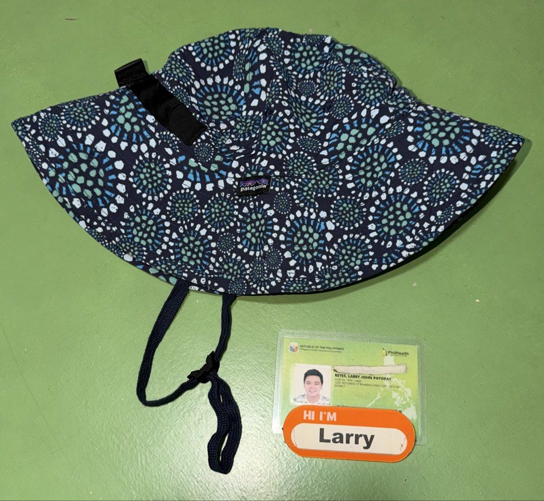 Bucket Hat (Category: Activewear) located in Pasig City. Submitted by reyeslarry11740 (Listing ID 1453692139, Image 2). Description: For Sale Patagonia Bucket Hat Size Small fit S-M Adult Good as new No issue 800 plus ship only Payment 1st Pasig city.