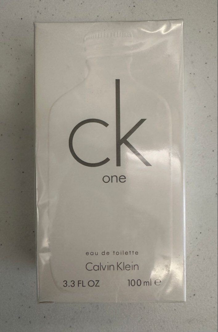 Calvin Klein CK One Eau de Toilette 100ml (Category: Fragrance & Deodorants) located in Manila. Submitted by cynchferrer (Listing ID 1453625497, Image 1). Description: - CK One by Calvin Klein Eau de Toilette - 100ml bottle (3.3 FL OZ) - Classic unisex fragrance - Ideal for everyday wear - Brand new and sealed in original packaging.