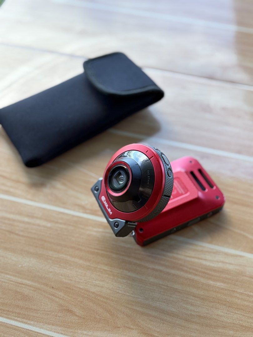 Casio Exilim EX-FR100 (RED) 🍒 (Category: Cameras) located in Imus. Submitted by digiget.ph (Listing ID 1453701481, Image 1). Description: Casio Exilim EX-FR100 (RED) 🍒 Rare Unit — 2015 Model (Flip-cam) NO ISSUES — FULLY FUNCTIONAL 9/10 Cosmetics 10.2 megapixel CMOS sensor Waterproof & shockproof Bluetooth & WiFi ready Detachable and flippable Full HD (1080p) Ultra-wide 16mm Interval shooting(time lapse) Panorama shooting Inclusions — Casio unit